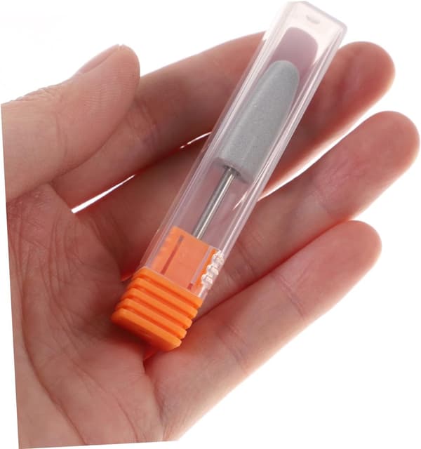 Silikone slibehoved neglepoleringsborebit til manicure elektrisk polerer blød silikone neglebit