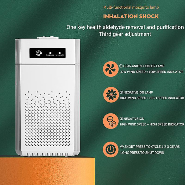 Luftrenser Negative Ion Mini Sterilisator Husholdnings Små Luftsterilisator