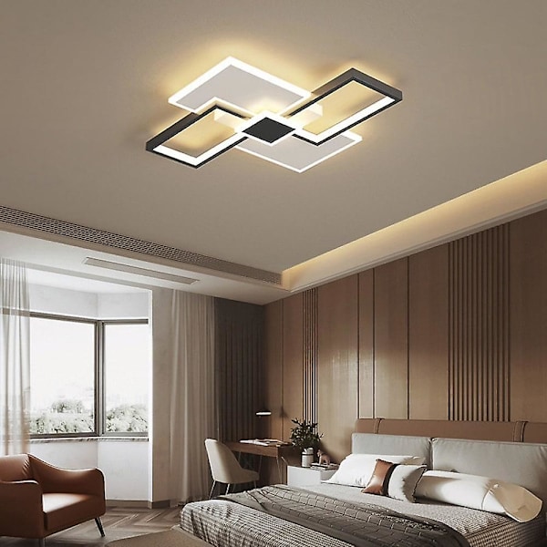 LED Taklampe 37-46cm Geometrisk Flush Mount Metall Moderne