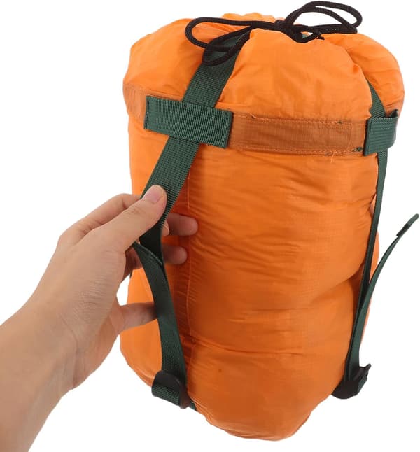 Utendørs kompresjonspose 15x7 tommer lett nylon pakkpose