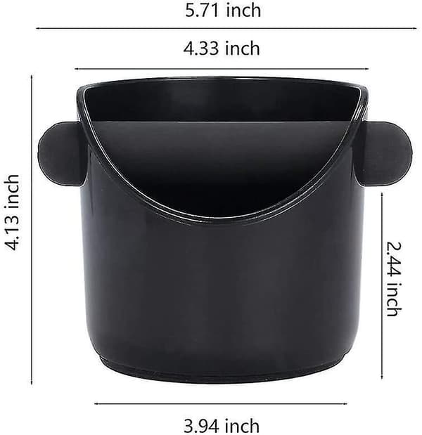 Kaffe Knock-Spand til Kaffegrunde, Affaldsbeholder