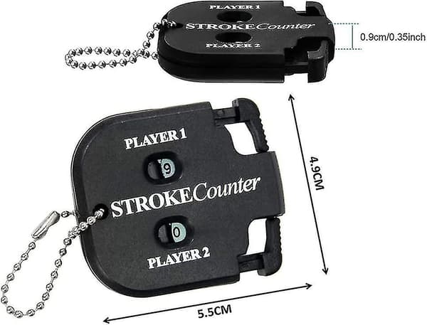 3 stk. Golf Scoreteller, Golf Hitteller, Slagteller, Scoreteller