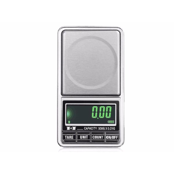 0,01g-1000g LCD-lommevekt USB-smykkebalanse