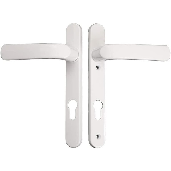 1 Par PVC Dörrhandtag, Dörrhandtag Krom Yttre Dörr Yttre Dörrhandtag 92pz Fjäder Dubbelglas