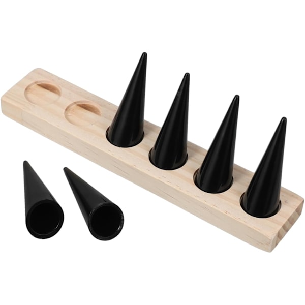 Avtakbar Ring Display Stativ Smykkeutstillingsholder Ringholder