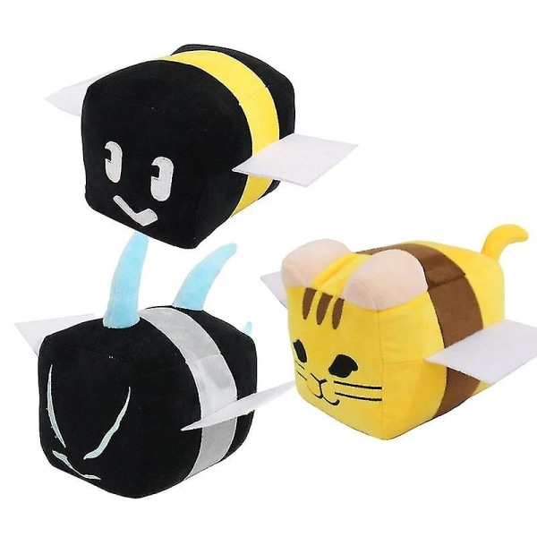 20cm Pet Simulator Bee Swarm Simulator Plussjdyr Kosedyr Søt Bee Swarm Plussj Myk Utstoppede Dyr Leke For Barn Style 3