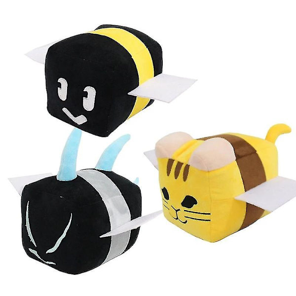 20cm Pet Simulator Bee Swarm Simulator Plyslegetøj Dukke Sød Bee Swarm Plys Blød Fyldt Dyr Legetøj Til Børn Style 3