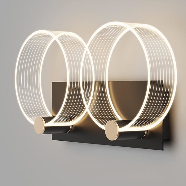 Moderne Akryl Vegglampe 2 stk Enkelt Dobbelt Hode Led 3-farget