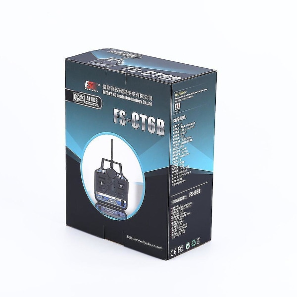 Fly Sky 2.4G FS-CT6B 6-kanavainen RC-lähetin ja vastaanotin