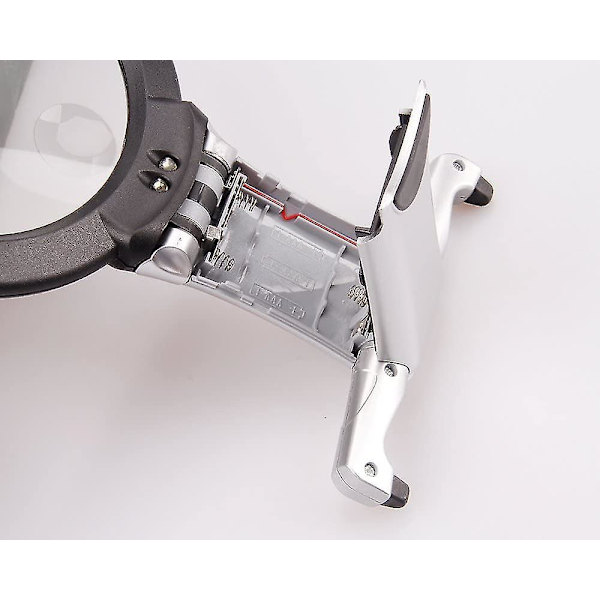Bordslupe 2x+6x Förstoringsglas Händerfritt Halsband 2 LED-lampor