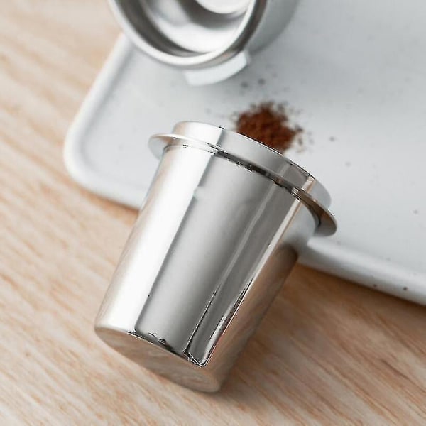 Doseringskopp i rustfritt stål Kaffesnuskrus Pulvermater, sølv