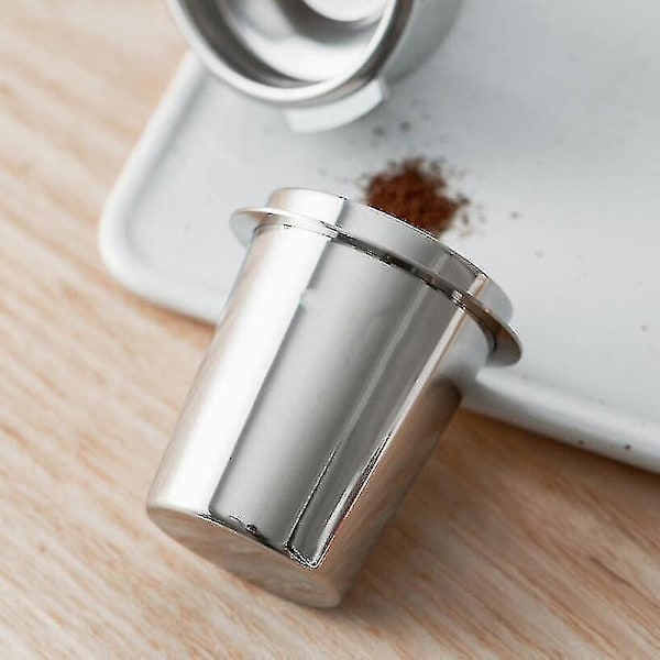 Rustfrit Stål Dosering Kop Kaffe Sniffing Kop Pulver Feeder, Sølv