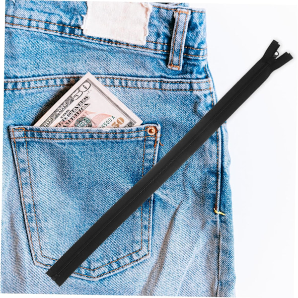 DIY Glidelåsdragere 10 stk TPU Enkelthode Glidelås for Jeans Bukser Utendørsutstyr