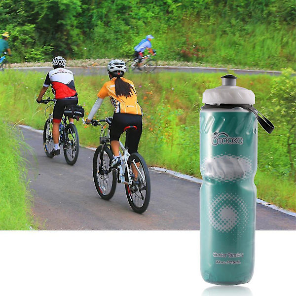 Bärbar Isolerad Cykelvattenflaska för Utomhus 710ml