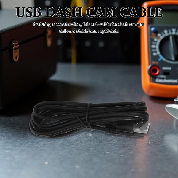 Biladapterkabel Dashcam-kabel Bilspilleradapterledning for USB-bruk i dashbordopptaker