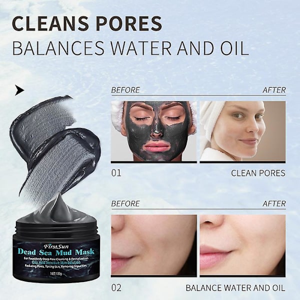 Firstsun Dødehavs Mud Maske 100ml Ansiktsrens