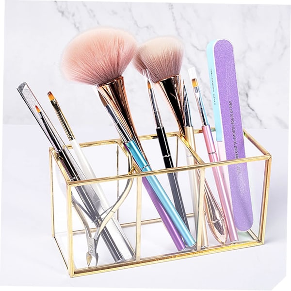 Smykkeskrin Glas Kosmetik Opbevaringsboks Organizer