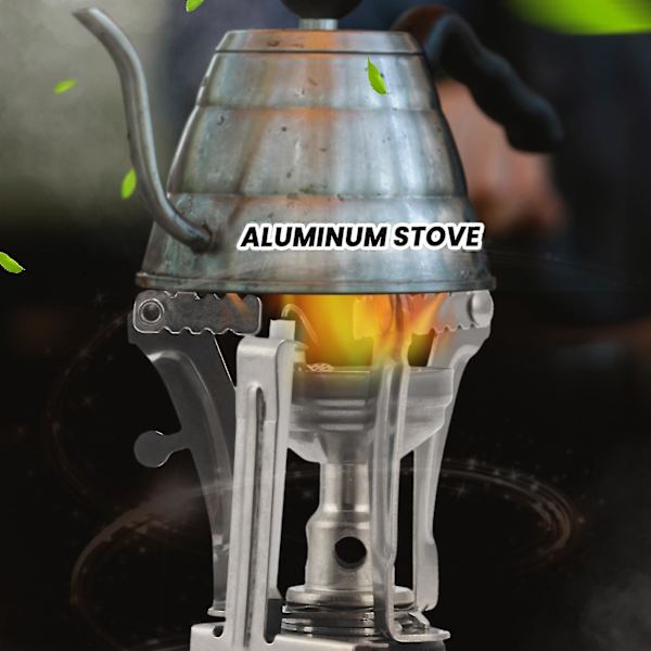 Mini Gas Spis Super Lätt Campingspis Utomhus Matlagning Brännare Vikbar Camping Gas Spis Wit-haoyi-yuhao