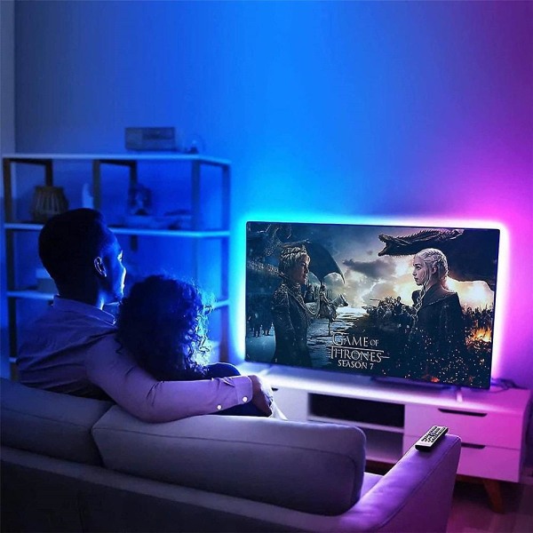 LED Strip Lys RGB 5050 20m 65.6ft Farveskiftende Kit