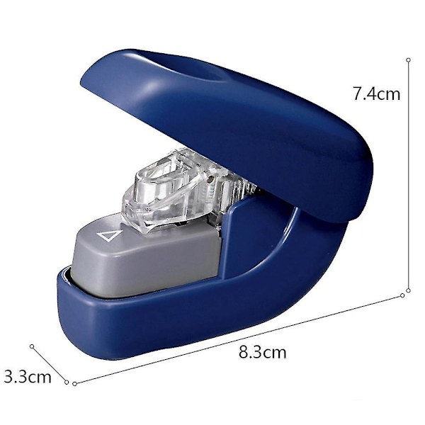 Plus Paper Clinch Kompakt Hækkefri Hæftemaskine Blue