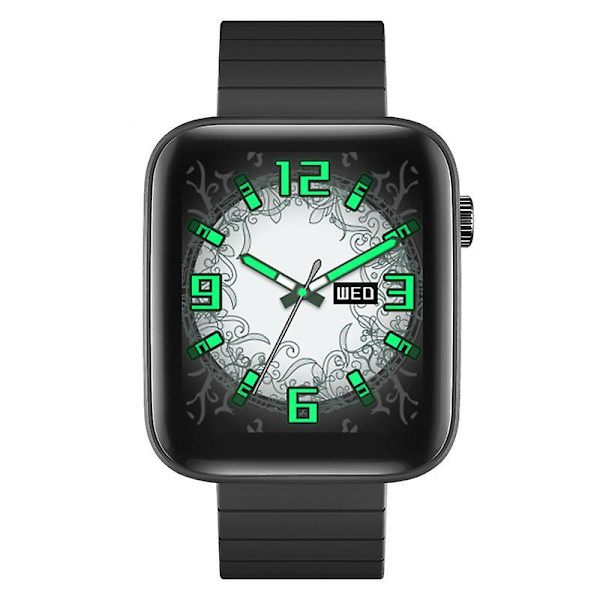 Smartwatch med temperaturmätning, Bluetooth-samtal, Smart Armband, Pulsmätning, Blodtryck, Syre, Bluetooth-musik