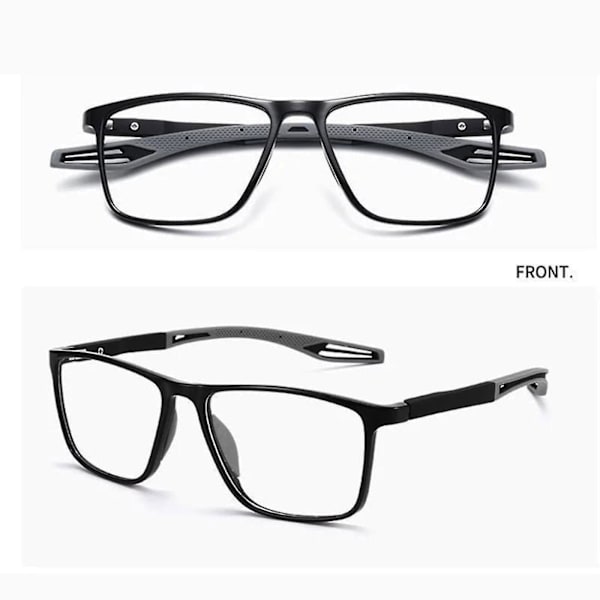 Urheilulliset erittäin kevyet sinisen valon suodattimella varustetut presbyopia-lasit, sinisen valon suodattimella varustetut lukulasit Gray