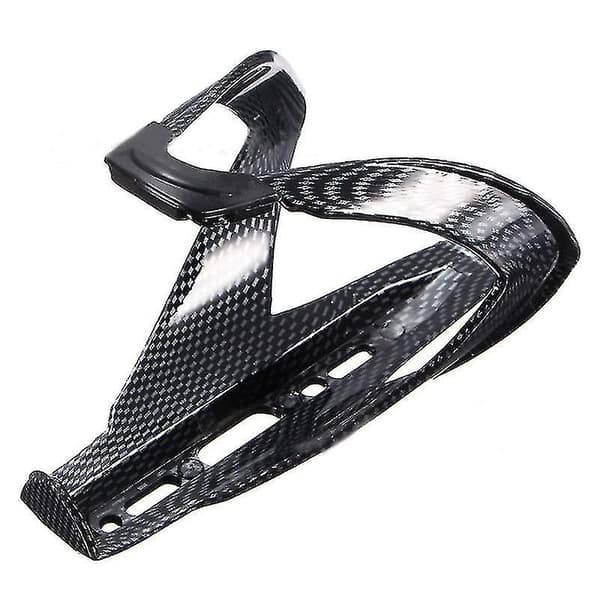Sort Carbonfiber Cykel Glas Vandflaskeholder 1stk sort