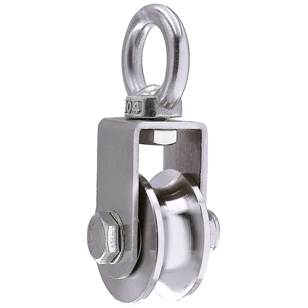 304 Pulley System With Carabiner For Cable Rope