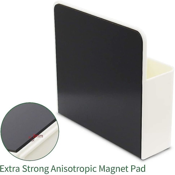 Magnetisk markörhållare för whiteboards/kylskåp/kylskåp/skolaskåp/kontor, magnetisk pennhållare Organizer Mount med anisotropisk magnetplatta