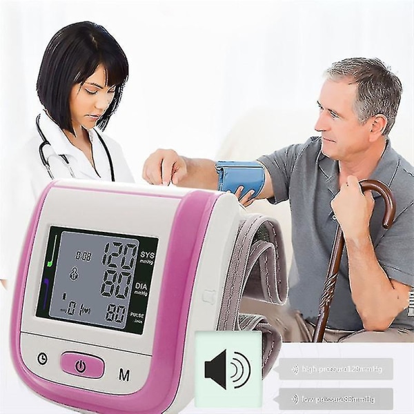 Medicinsk digital håndledsblodtryksmåler Pulsmåler Pulsmåler Mål  blodtryksmåler d9fd | Fyndiq