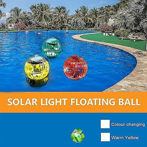 Floating Pool Light Solar Vandtæt LED undervandslampe