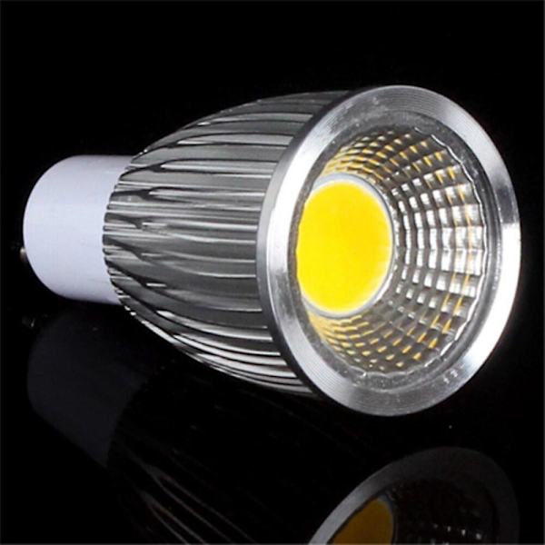 5 stk. 5W LED Spotlight Gu10 Gu5.3 E26 E27 Mr16 Cob Hvid