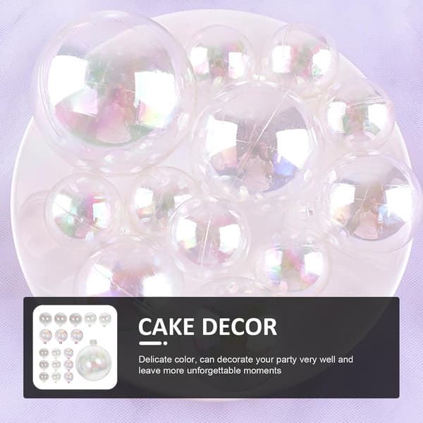 18 stk. multifunksjonelle kakekuler DIY fest cupcake-topper bake-dekorasjonssett