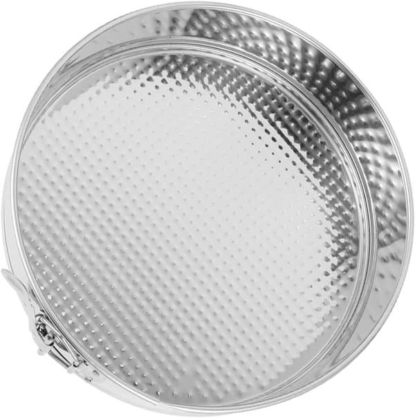 Springform kakeform med låsemekanisme i rustfritt stål for baking av ostekaker og kaker