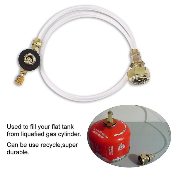 Gaskomfur til flad cylinder genopfyldningsadapter Forskellige standarder