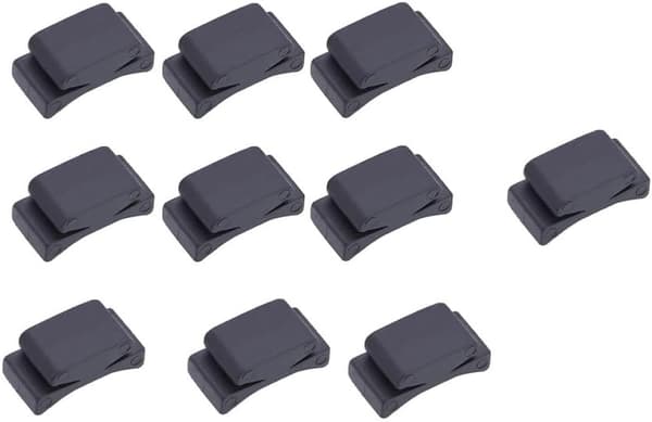 10 st gummiplockhållare gitarrplockklämma robust svart fixering och älskare
