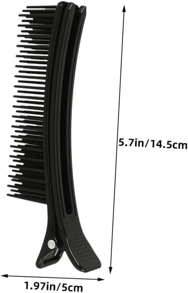 4st Hårsektionsklämmor för Styling och Slingor Halkfria Hårrotsklämmor Håll