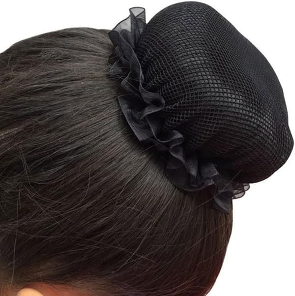 10 stk. elastiske hårnet til hårstyling, lette dansenet