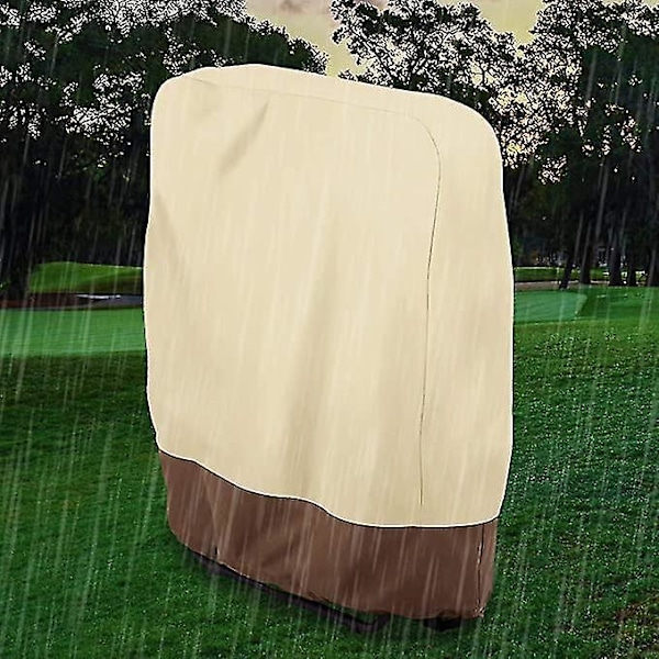 Vattentätt Fällbar Stolöverdrag för Utomhus 190T 93x82cm Beige