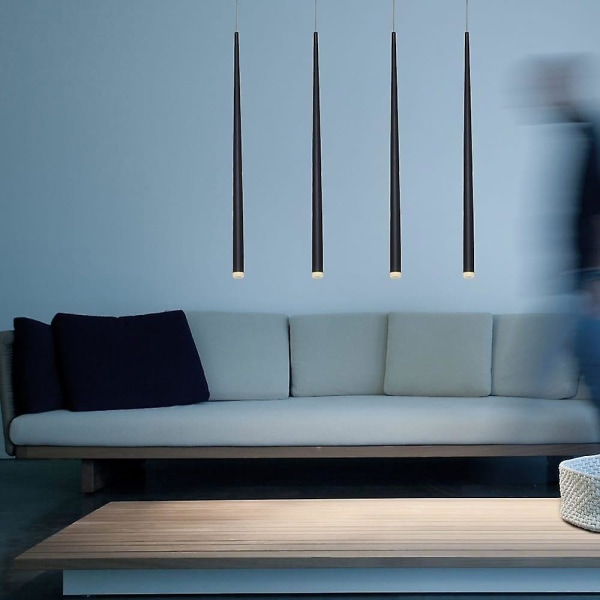 1-lamppuinen LED-riipusvalaisin alasvalo riippuva lamppu 5w rauta