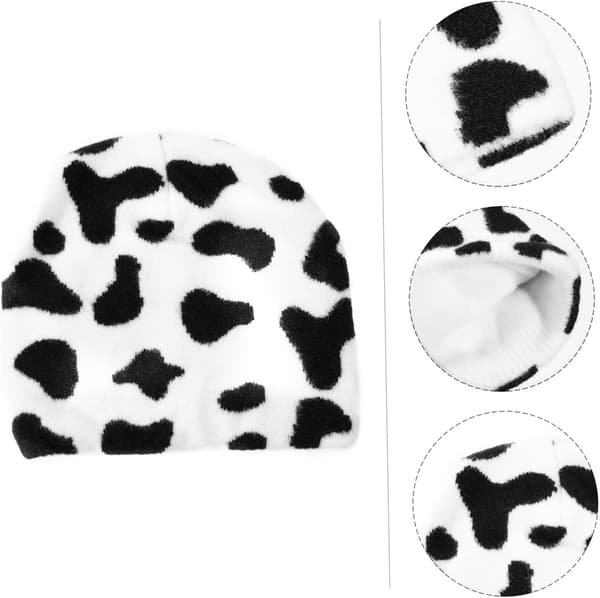 Ullstickad mössa Dam Höst Vinter Pullover Mössa Varm Casual Utomhus B