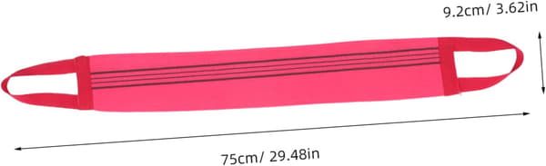 Dobbeltsidig eksfolierende badehåndkle med lang stripe-design for effektiv rengjøring og multifunksjonell bruk