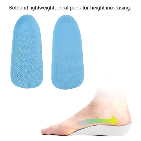 1 Par 2cm Höjdhöjande Häl Lyft Halvsula