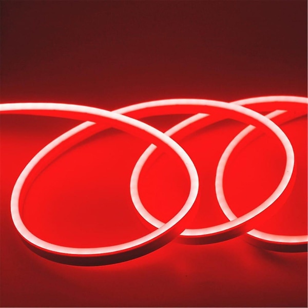 LED Neon Flex Strip Lys 6mm Smal Neon Lys 12v Vanntett