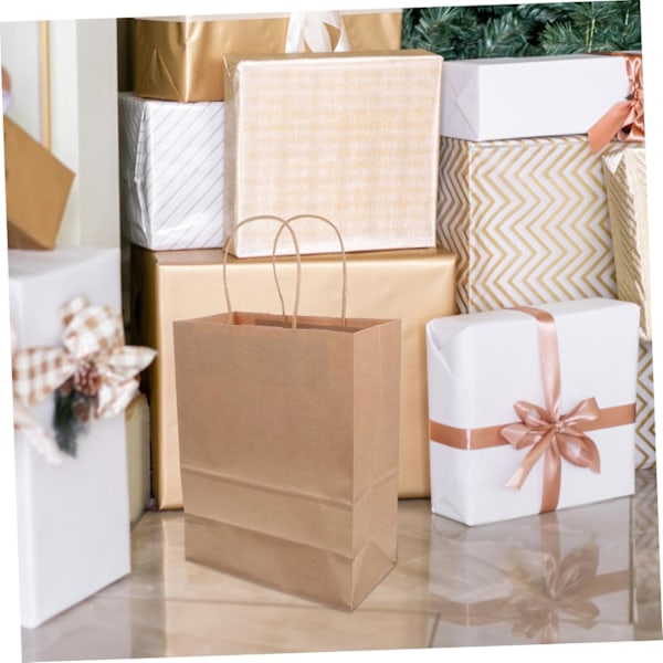 Multibruk Gaveesker Kraft Gaveposer 20 stk Oppbevaringsposer Tote Bag