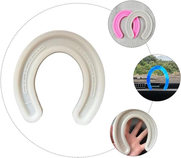 Hesteskoformet silikonform for DIY såpe- og stearinlysfremstilling, matkvalitets silikonvoksform