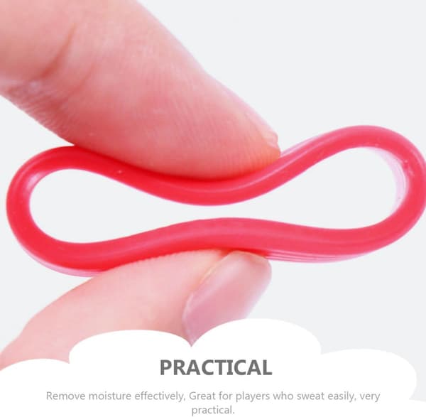 5 stk. elastiske ketchergrebringe Overgrip Protector Kompakte små ketcherbånd