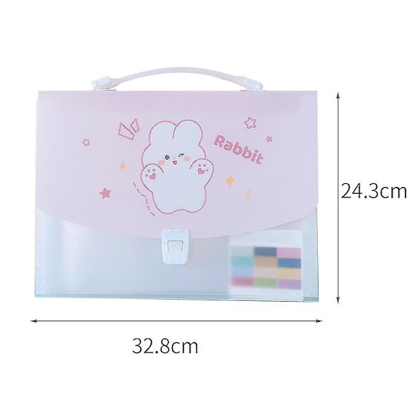 Udvidende Filmappe Dokument Organizer, Lommer Filmapper/Udvidende Filmapper Pink