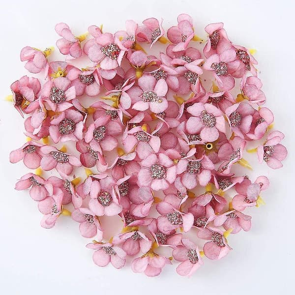 Kunstige blomster Daisy blomsterhode Mini blomster Kunstige til dekorasjon Silkeblomster
