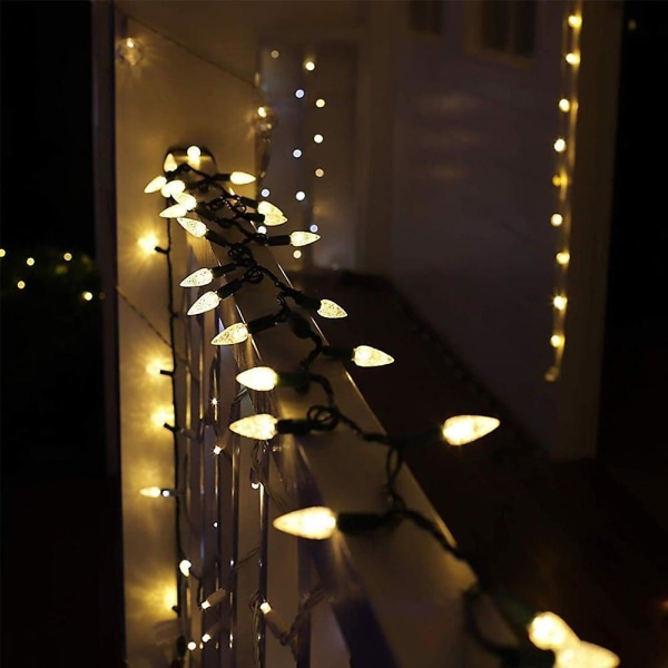 5m String Lights 20 LEDs Varm Hvid Multi Color